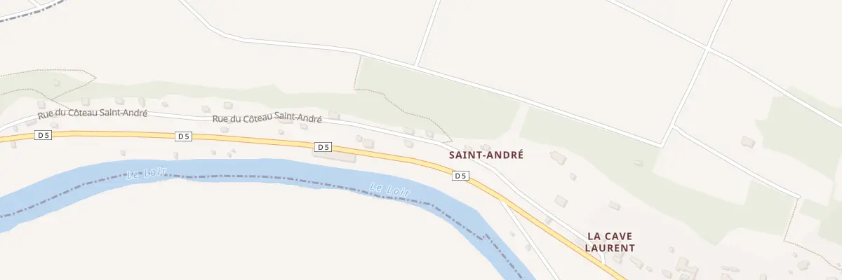 Plan du 18 Rue du Coteau Saint Andre à Mazangé