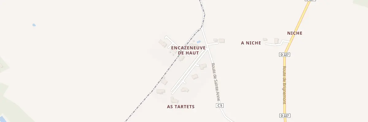Plan du 83 Chem d’En Cazeneuve à Ardizas
