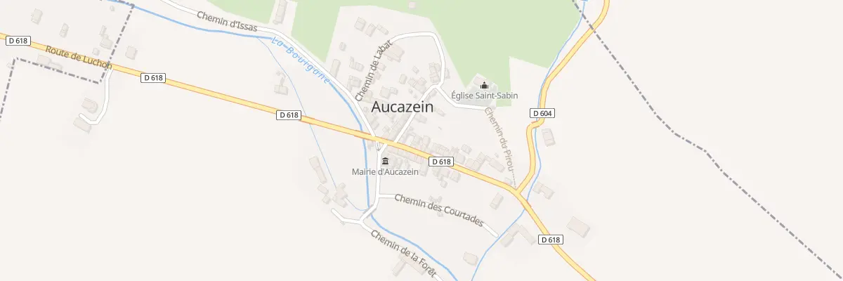 Plan du 13 Village à Aucazein