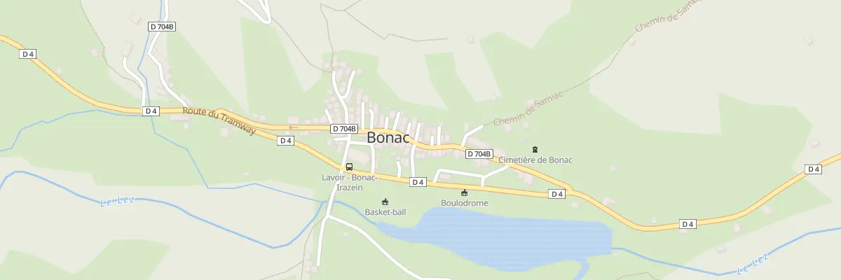 Plan du 3 Bonac Village à Bonac-Irazein