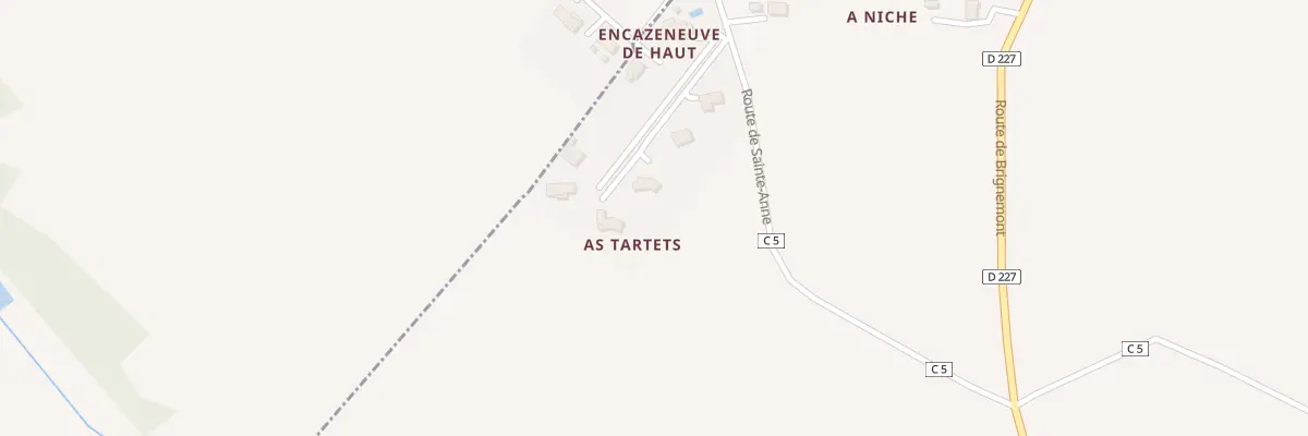 Plan du 5070 As Tartets à Ardizas