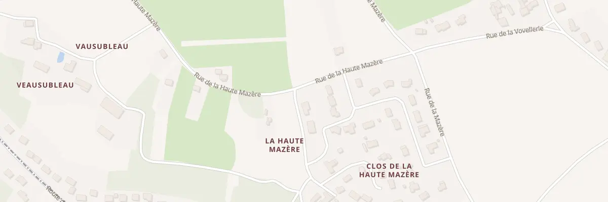 Plan du 1 Che de la Haute Mazère à Pocé-sur-Cisse