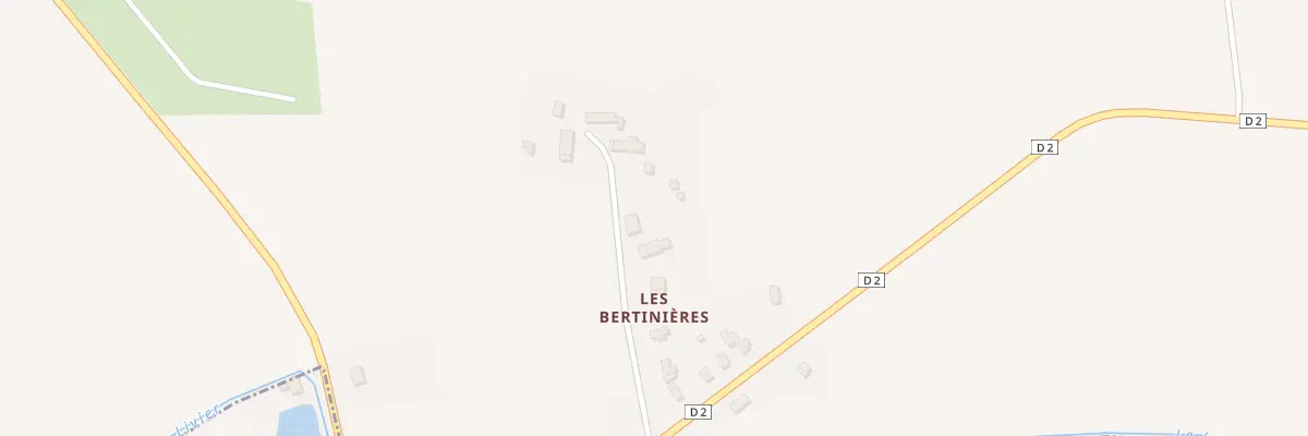 Plan du 16 Les Bertinieres à Fontaine-Simon
