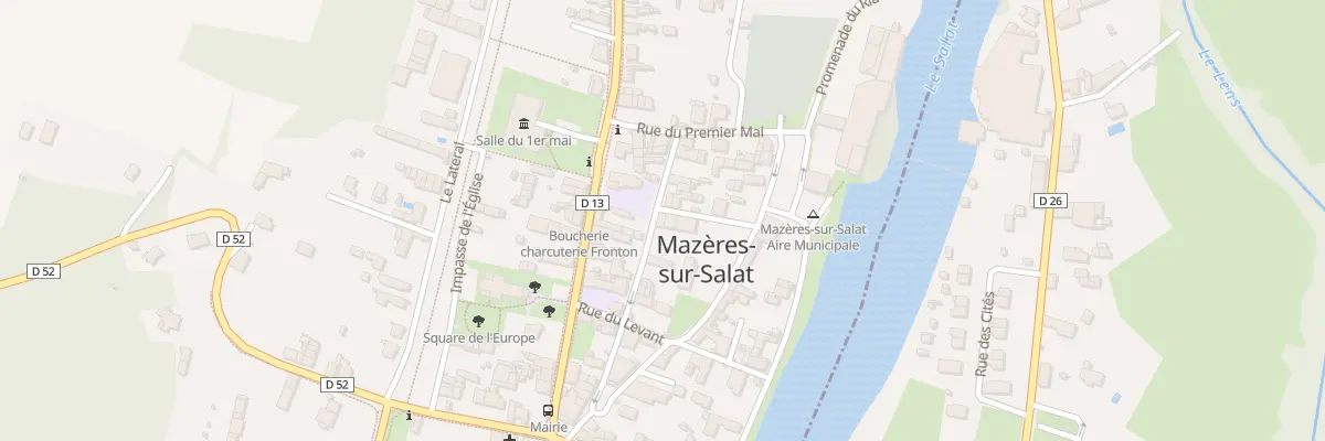 Plan du 16 Rue des Figuiers à Mazères-sur-Salat