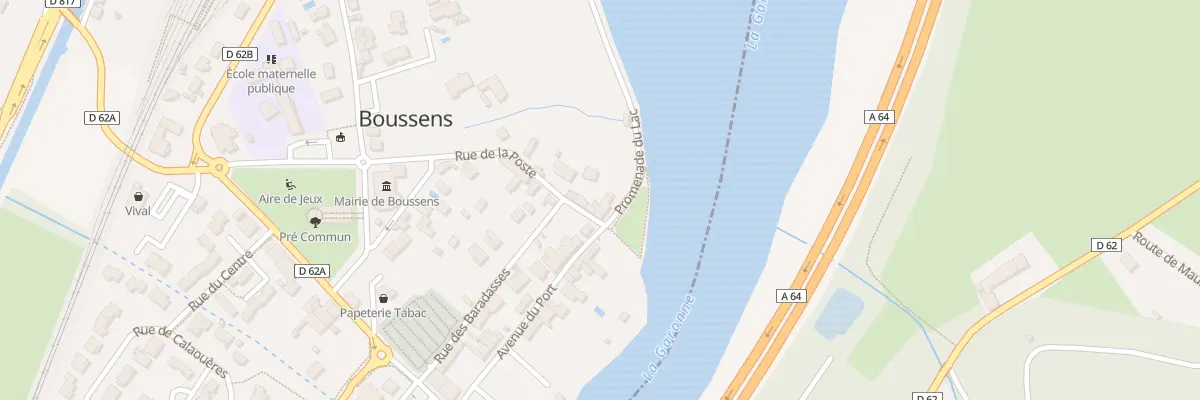Plan du 1 Prom du Lac à Boussens