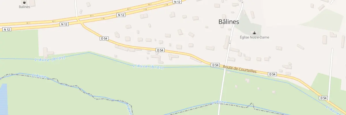 Plan du 17 Rte de Courteilles à Bâlines