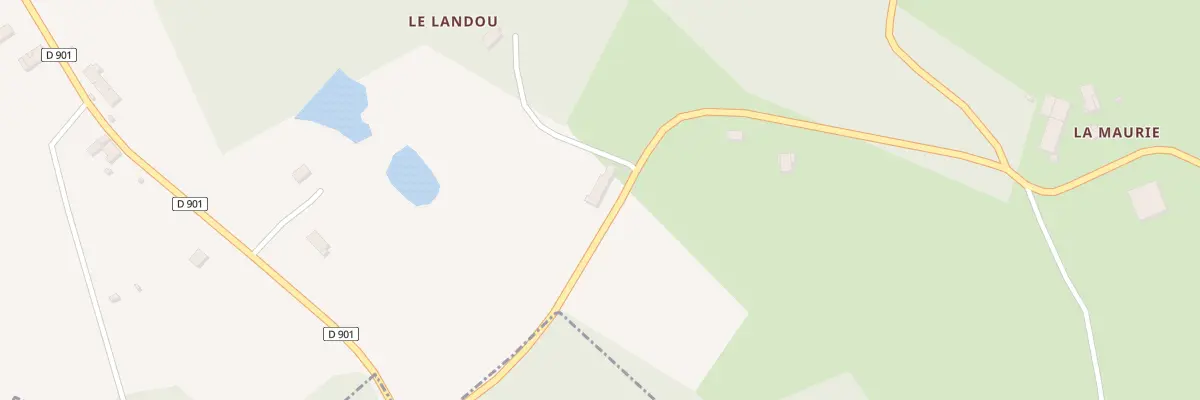 Plan du 5305 Les Landoux à Champsac