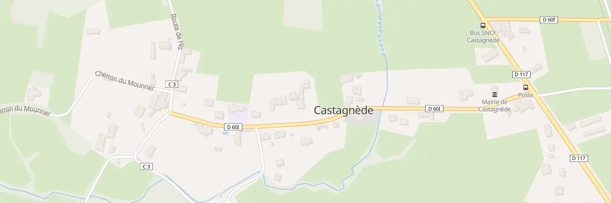 Plan du 13 Le Village à Castagnède