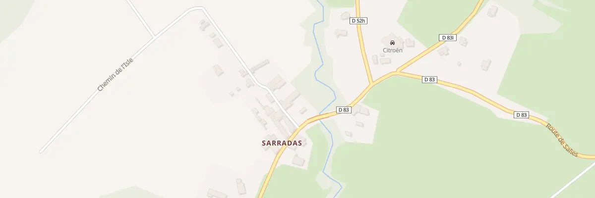 Plan du 8 Rte de Sarradas à Cassagne