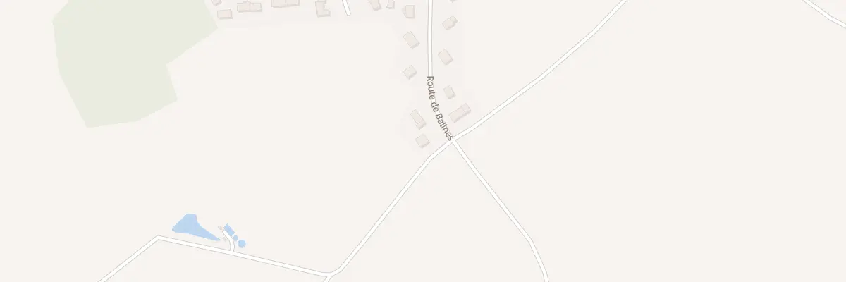Plan du 27 Rte de Balines à Piseux
