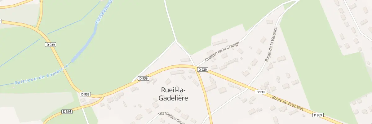Plan du 4 Rte de Verneuil à Rueil-la-Gadelière