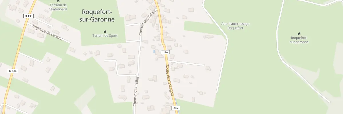 Plan du 21 Rte de Cassagne à Roquefort-sur-Garonne
