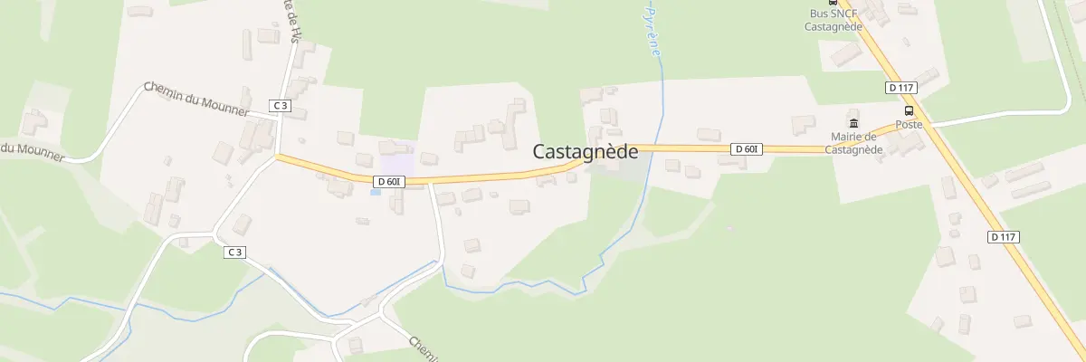 Plan du 15 Rte Principale à Castagnède