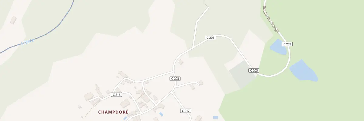 Plan du 721 Rte des Etangs à Nanthiat