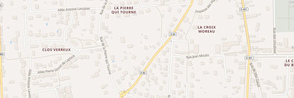 Plan du 72 Rue Saint-denis à Amboise