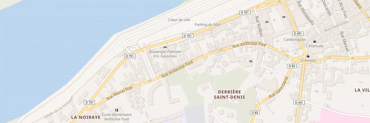 Plan du 50 Rue Ambroise Pare à Amboise
