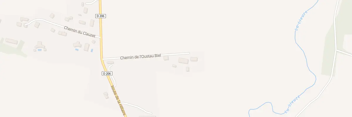 Plan du 252 Chem de l’Oustau Biel à Saint-Loube