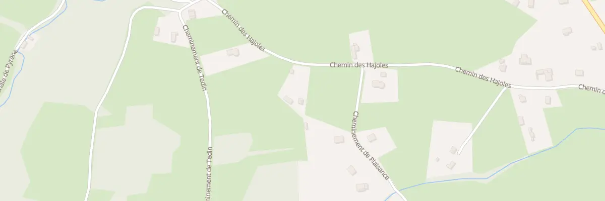 Plan du 1 Hajalos à Castagnède
