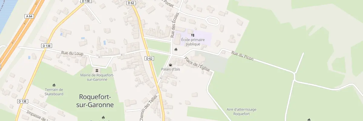 Plan du 3 Pl de l’Eglise à Roquefort-sur-Garonne