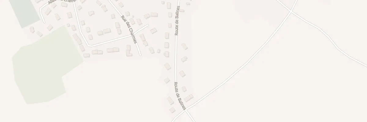 Plan du 12 Rte de Balines à Piseux