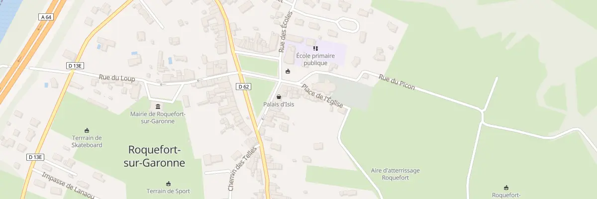 Plan du 361 Village-Sud à Roquefort-sur-Garonne