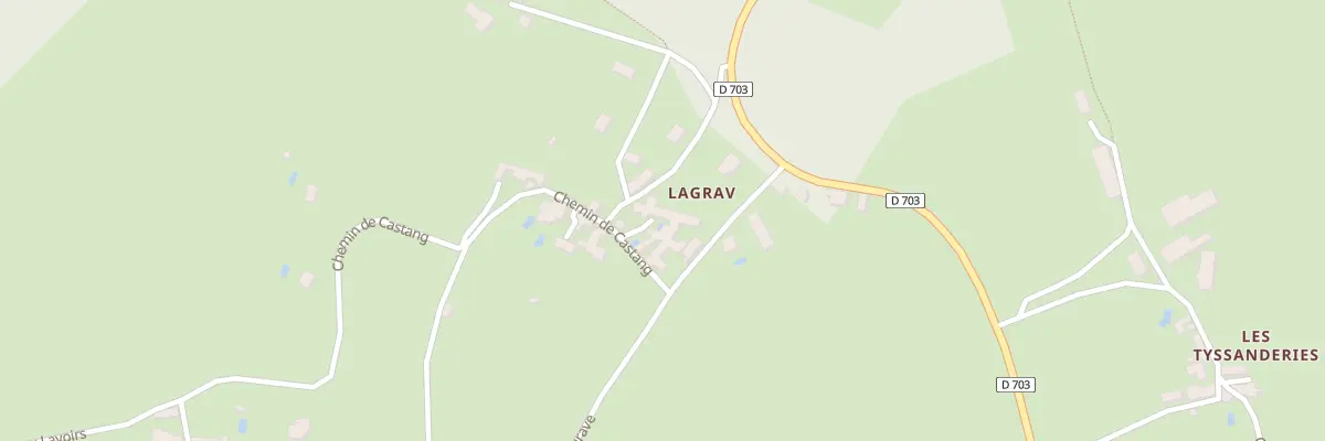 Plan du 217A Lagrave à Coux et Bigaroque-Mouzens