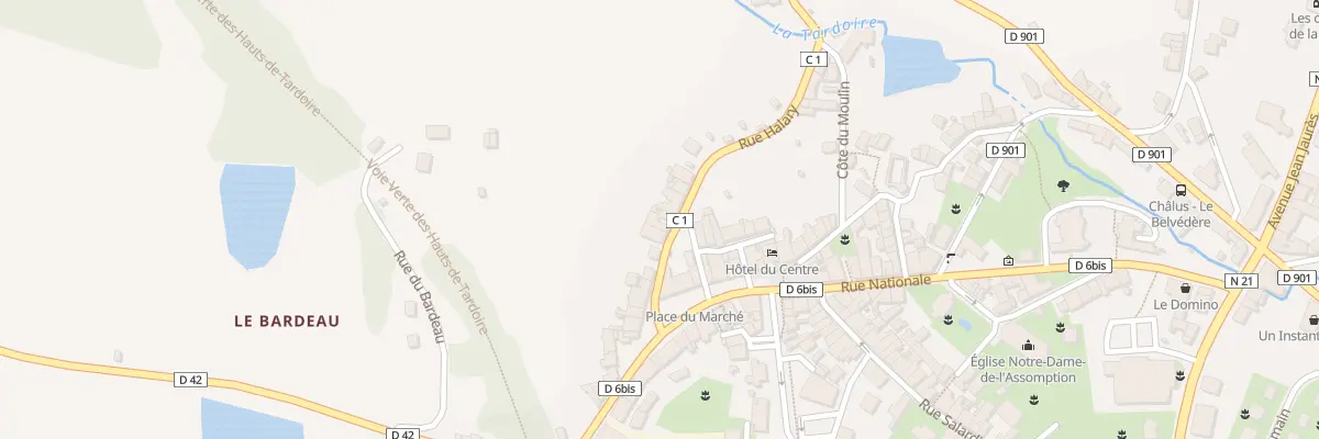 Plan du 24 Rue Halary à Châlus