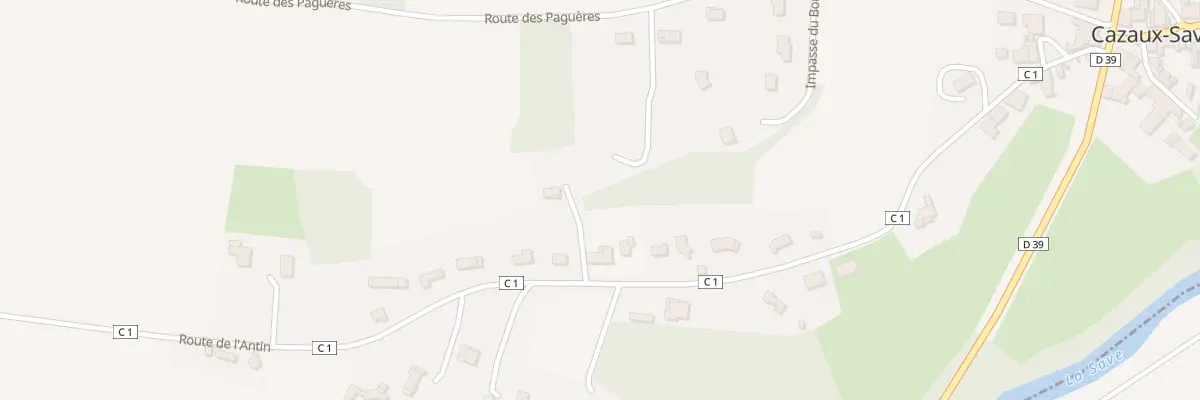 Plan du 5306 Le Bouas à Cazaux-Savès