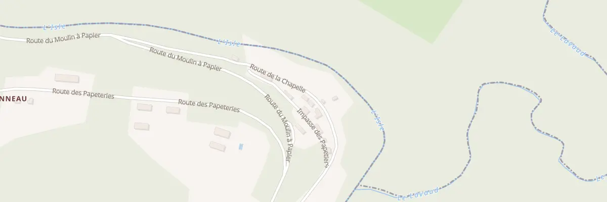Plan du 292 Les Castilloux à Nantheuil