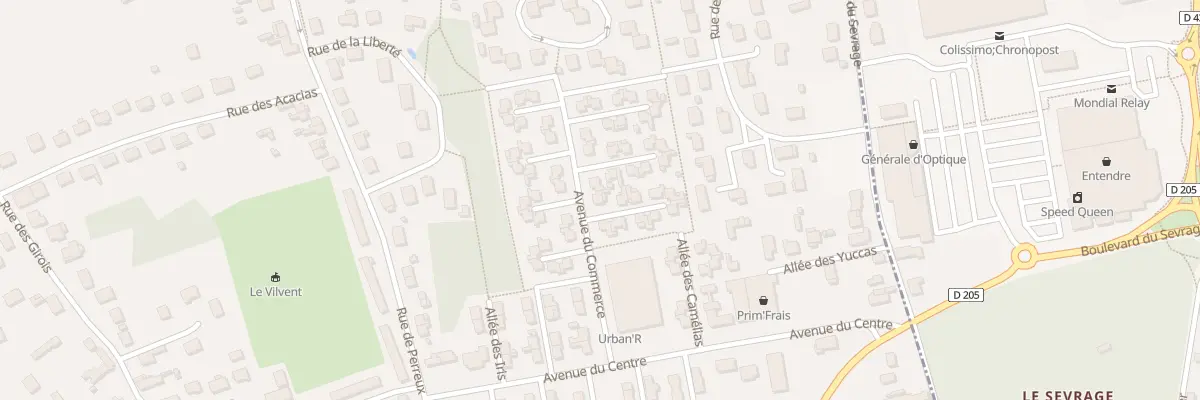 Plan du 12 Av du Commerce à Nazelles-Négron