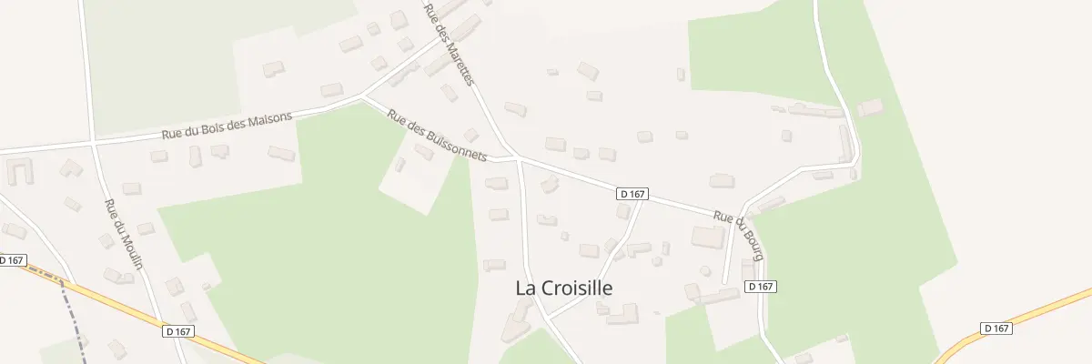 Plan du 2 Rue du Bourg à La Croisille