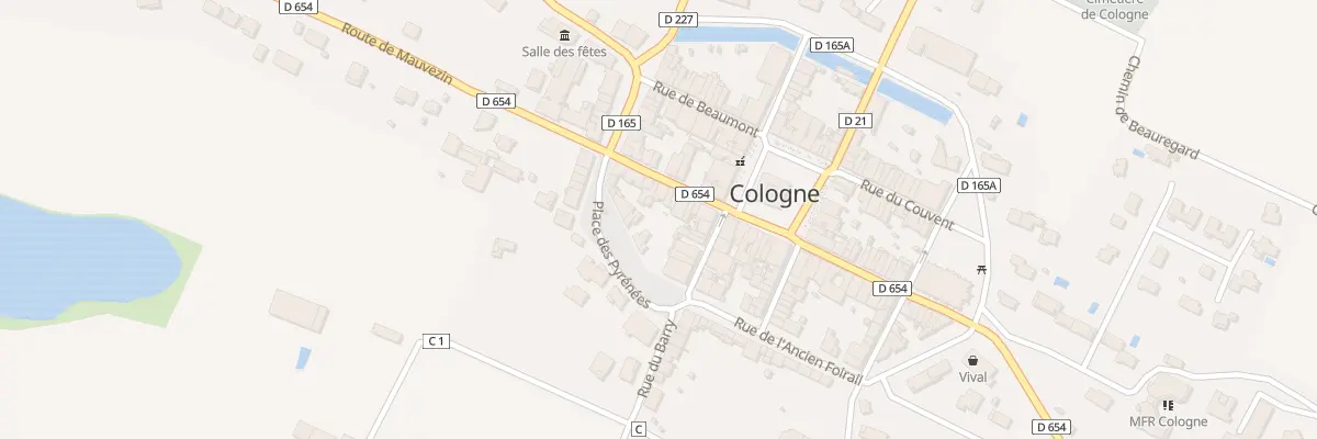 Plan du 11 Rue Camille Catalan à Cologne