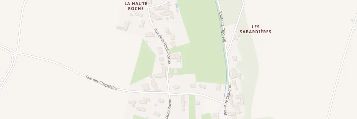 Plan du 1016 La Haute Roche à Bléré