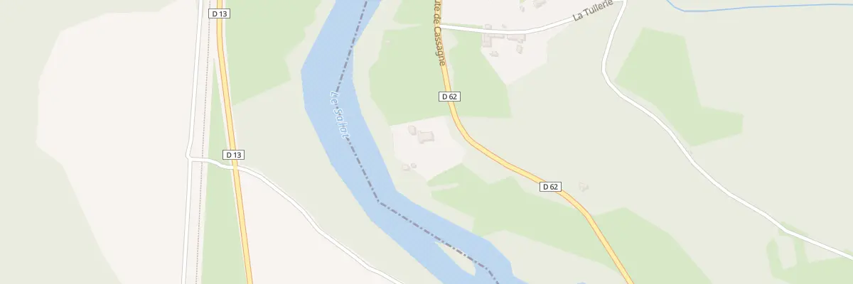 Plan du 46 Rte de Cassagne à Roquefort-sur-Garonne