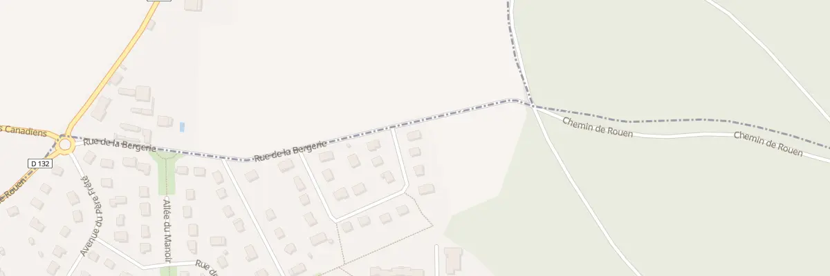Plan du 245 Rue du Chablis à Elbeuf