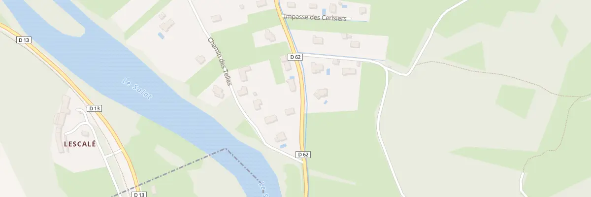 Plan du 44 Rte de Cassagne à Roquefort-sur-Garonne