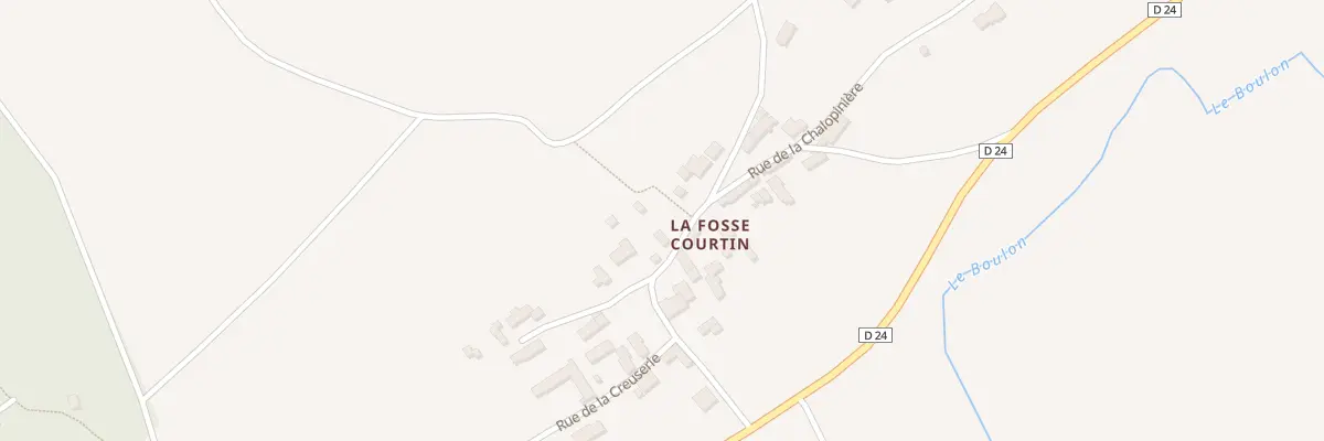 Plan du 10 Rue de la Fosse Courtin à Mazangé