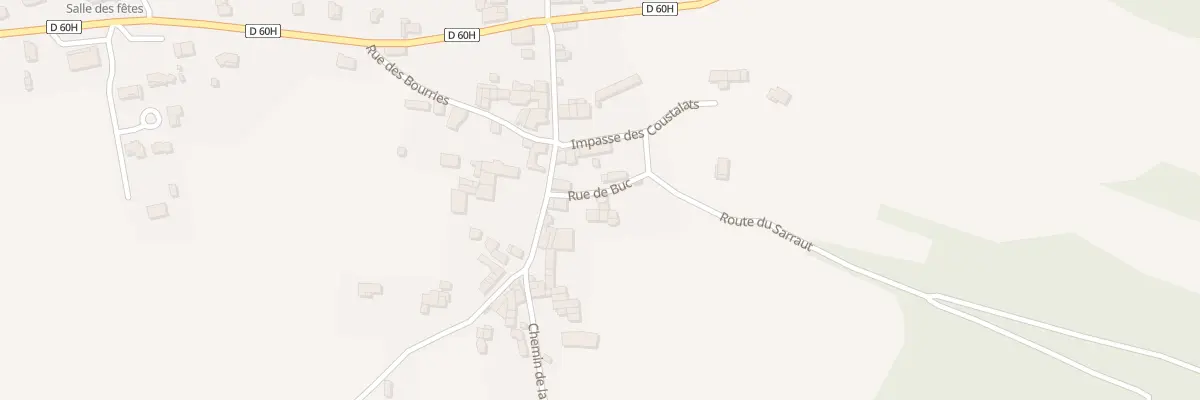 Plan du 2 Rue de Buc à Saleich