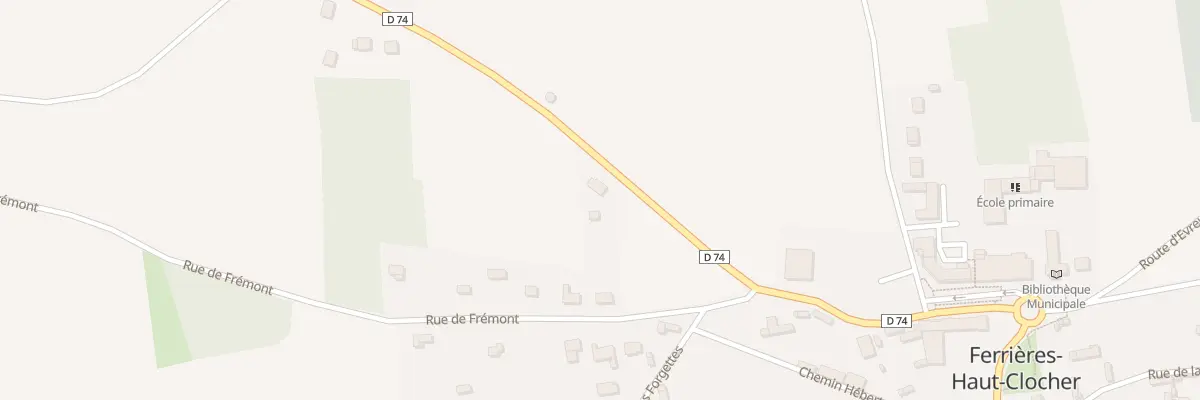 Plan du 3B Rte d’Emanville à Ferrières-Haut-Clocher