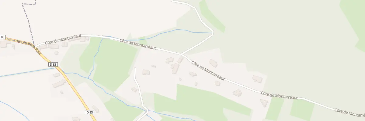 Plan du 25A La Raix à Touille