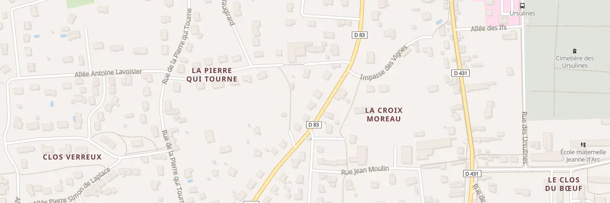 Plan du 62 Rue Saint-denis à Amboise
