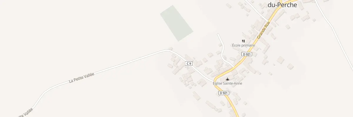 Plan du 10 Rte de Saint Avit au Gault-du-Perche