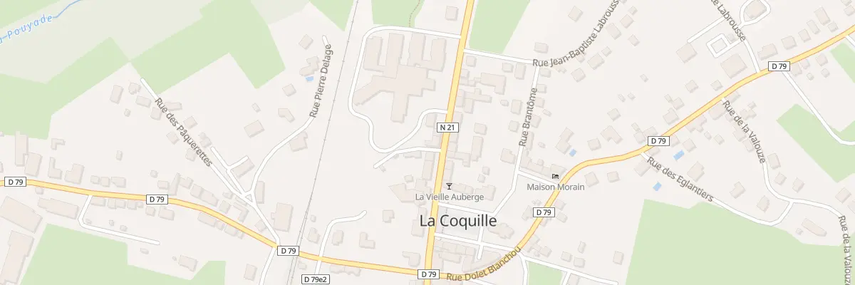 Plan du 63 Rue de la République à La Coquille