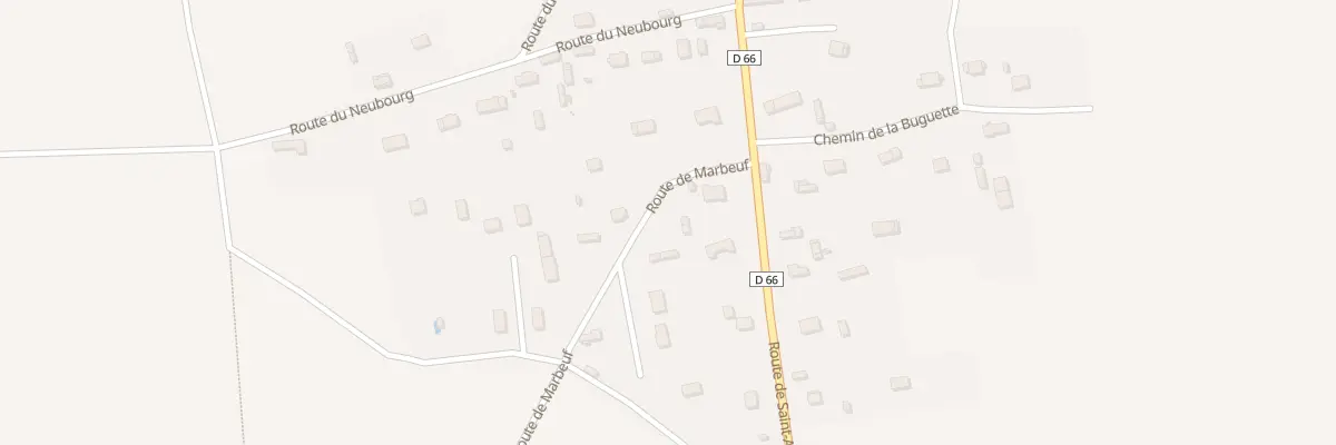 Plan du 2 Rte de Marbeuf à Cesseville