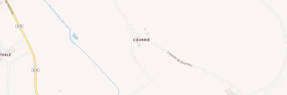 Plan du 5295 Courrie Haut à Saint-Paul-d’Espis