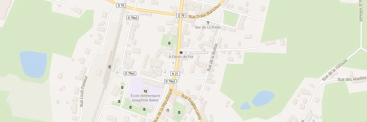 Plan du 36A Rue de la République à La Coquille