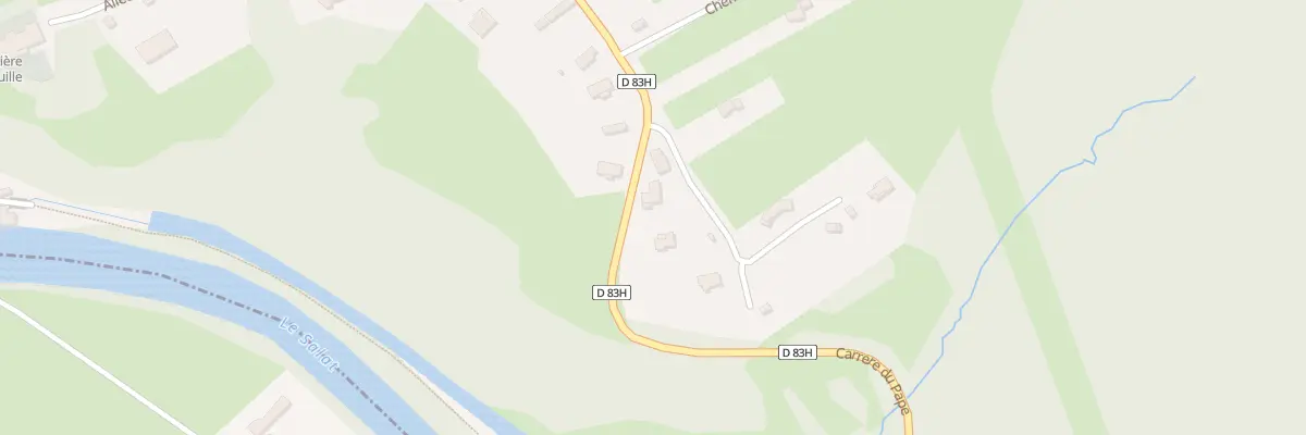 Plan du 83A Les Garennes à Touille