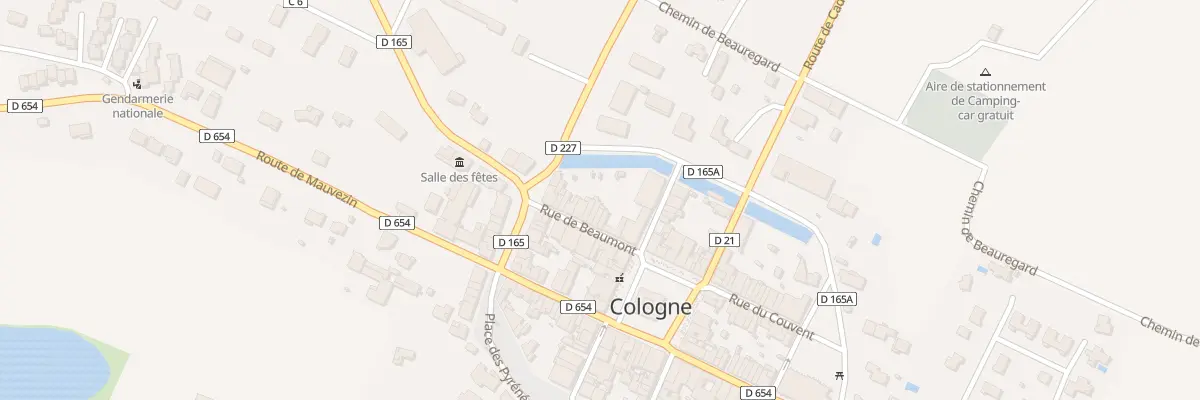 Plan du 10 Rue de Beaumont à Cologne