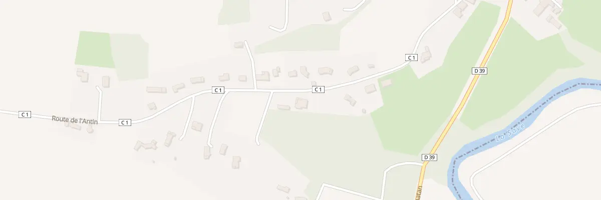 Plan du 449 Rte de l’Antin à Cazaux-Savès