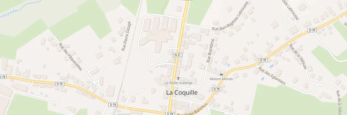 Plan du 65 Rue de la République à La Coquille
